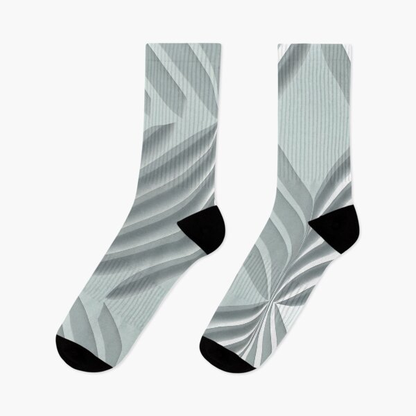 Item preview, "Logan" - Modern Geometric Abstract Pattern in Grey Silver Black White designed and sold by HiArtify ❤️.