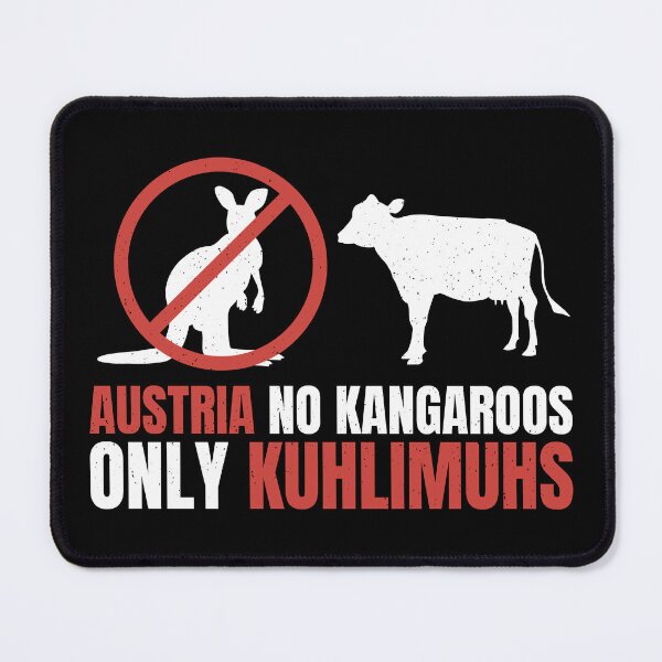 Item preview, Austria No Kangaroos Only Kuhlimuhs Cow designed and sold by FineArc.
