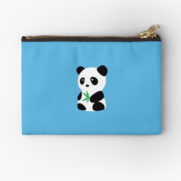 Panda with bamboo Zipper Pouch