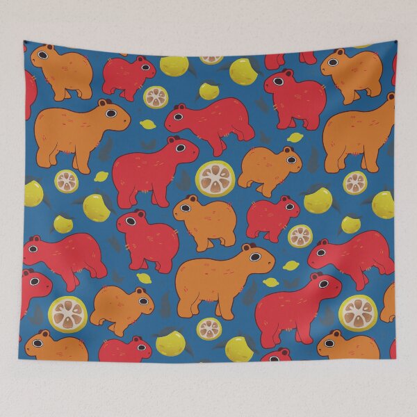 Item preview, Capybara with Yuzu designed and sold by Mossysplashart.