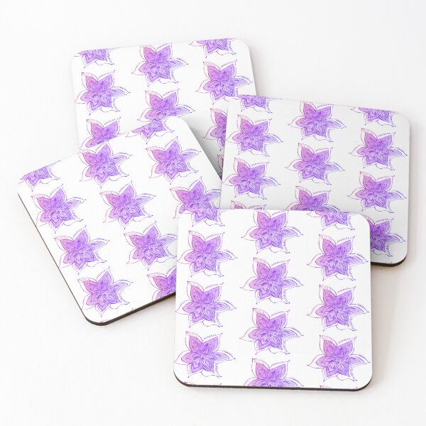 Item preview, Watercolor floral painting | Decorative light violet watercolor flower designed and sold by lausn.