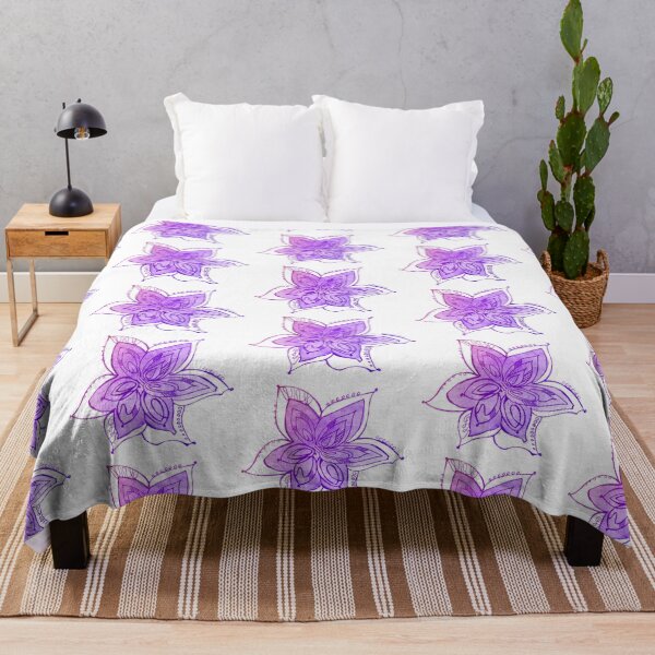 Item preview, Watercolor floral painting | Decorative light violet watercolor flower designed and sold by lausn.