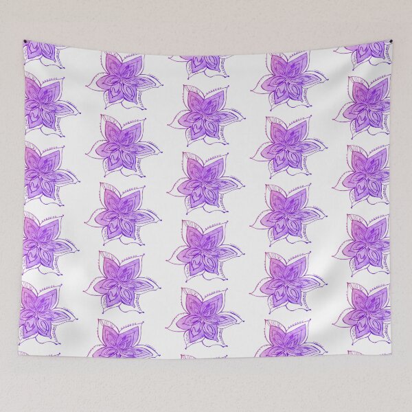 Item preview, Watercolor floral painting | Decorative light violet watercolor flower designed and sold by lausn.