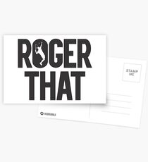 Roger That - Roger Federer Legend Postcards