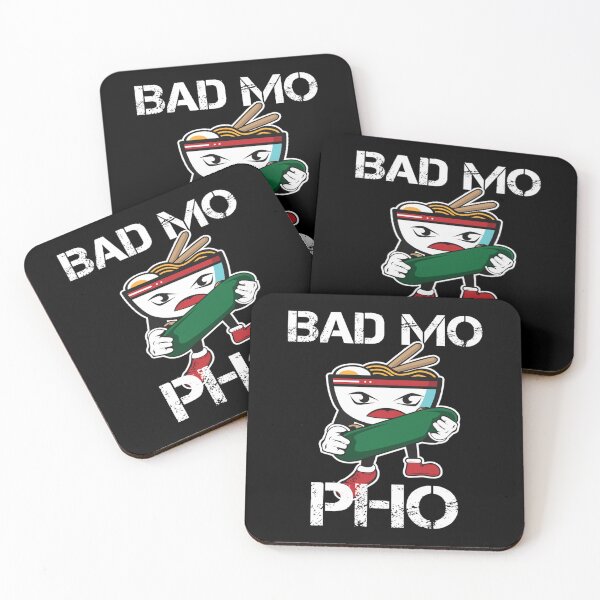 Item preview, Bad Mo Pho print Funny Vietnamese Food Pun designed and sold by JosefCepak.