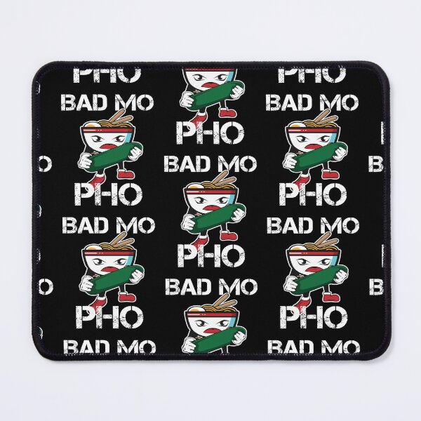 Item preview, Bad Mo Pho print Funny Vietnamese Food Pun designed and sold by JosefCepak.