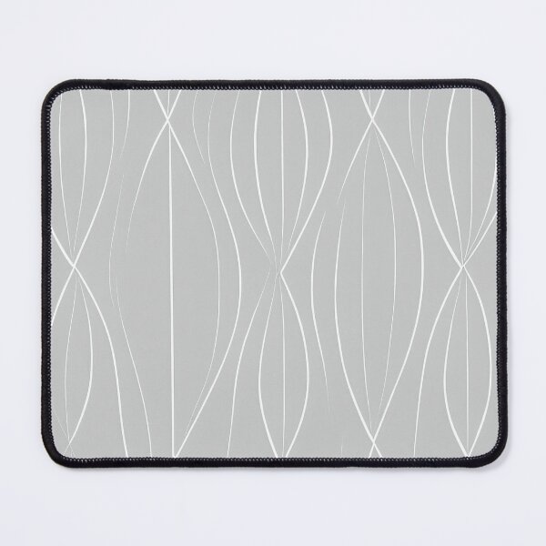 Item preview, "Camilla" - Modern Geometric Abstract Pattern in Grey Silver Black White designed and sold by HiArtify ❤️.