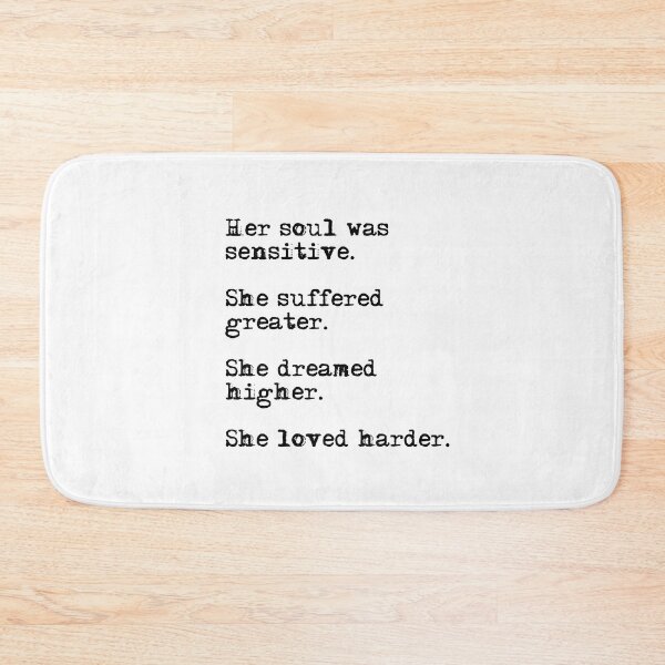 Item preview, Her soul was sensitive  designed and sold by peggieprints.