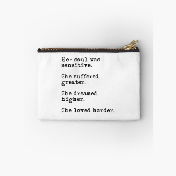Item preview, Her soul was sensitive  designed and sold by peggieprints.