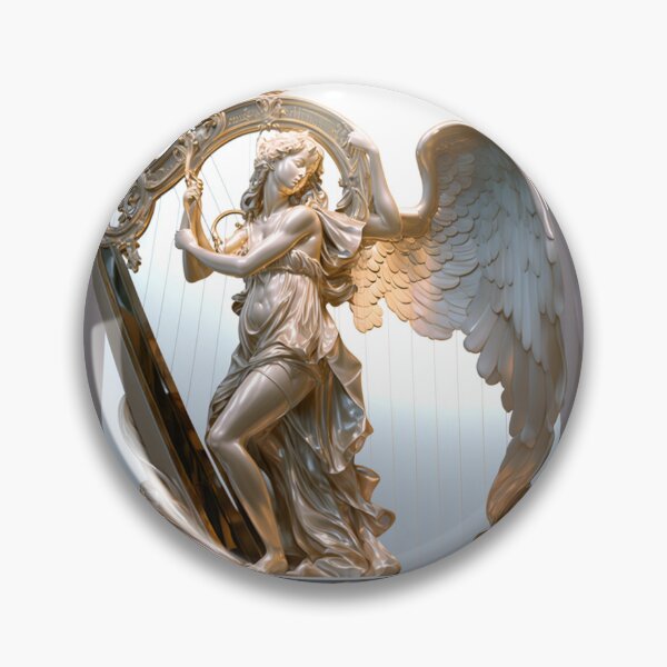 Item preview, angel with harp Artwork 4 - Angel with Harve by Pitasso designed and sold by DErstling.