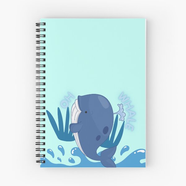 Artikelvorschau, Oh Lovely Whale Lustiges Sprichwort-Wortspiel von Oh Well- Ich liebe Wale entworfen und verkauft von LILY ROSE.