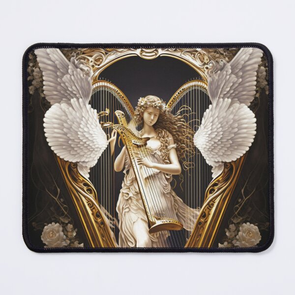 Item preview, angel with harp Artwork 5 - Angel with Harve by Pitasso designed and sold by DErstling.
