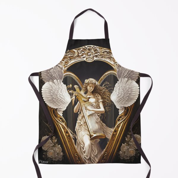 Item preview, angel with harp Artwork 5 - Angel with Harve by Pitasso designed and sold by DErstling.
