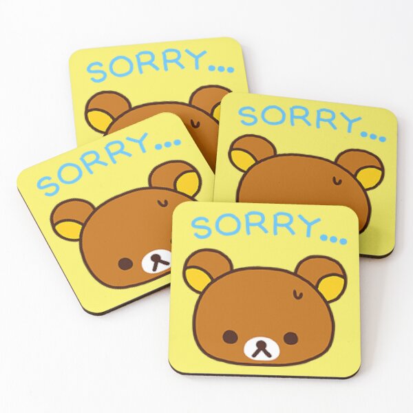 Item preview, Brown Bear Rilakkuma Says Sorry designed and sold by ggpandele.