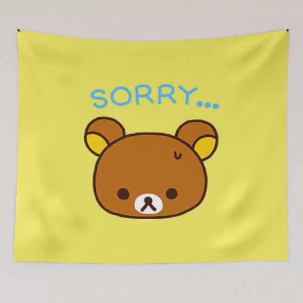 Item preview, Brown Bear Rilakkuma Says Sorry designed and sold by ggpandele.