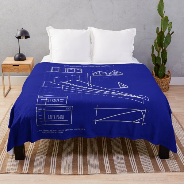 Item preview, Top secret origami paper plane engineering blueprints designed and sold by Cavemen.