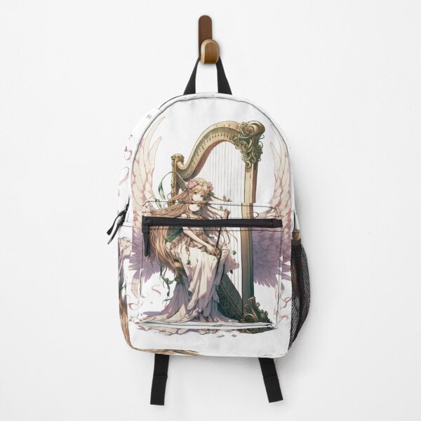 Item preview, angel with harp Artwork 5 Manga style - Angel with Harve by Pitasso designed and sold by DErstling.