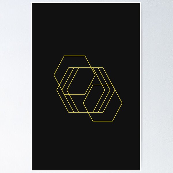 for | Posters Hexagon Redbubble Sale