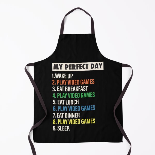 Item preview, My Perfect Day is when I Play Video Games Funny Cool Gamer Gift designed and sold by Mannoucha ⭐⭐⭐⭐⭐ ( 1,978 reviews ).