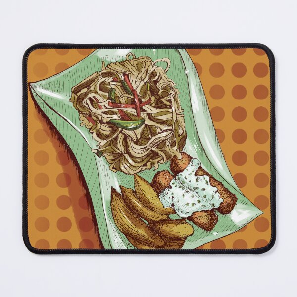 Item preview, Noodle and Fish Platter~ designed and sold by iffidraws.