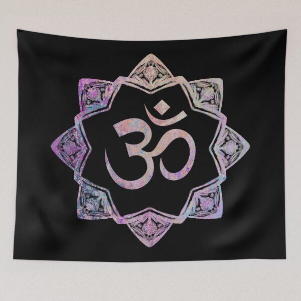 Item preview, Ohm symbol - mandala - black designed and sold by Katarina Spiralo.