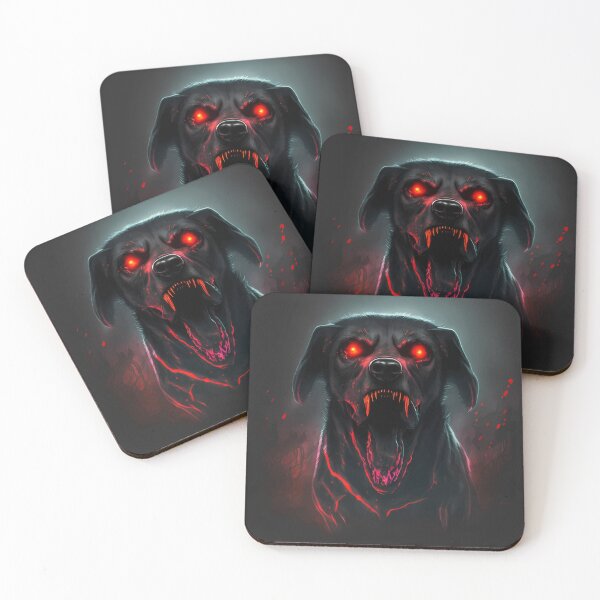 Item preview, Black bloodthirsty dog designed and sold by PM-Artistic.