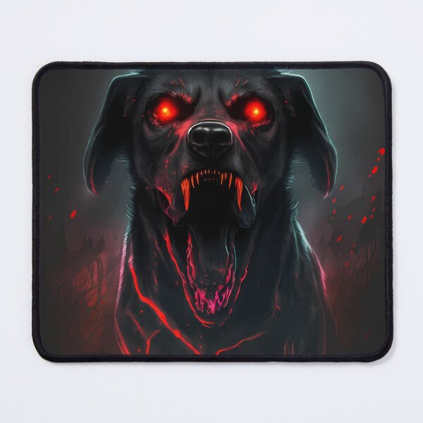 Item preview, Black bloodthirsty dog designed and sold by PM-Artistic.