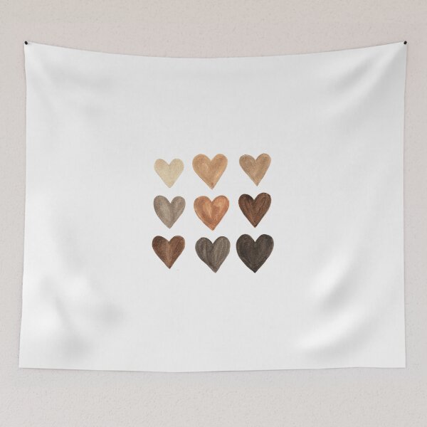 Item preview, Diversity Heart Skin Tones Black Pride Melanin Kindness Gift designed and sold by silmanpaa5.