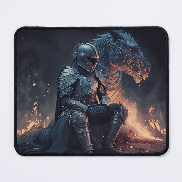 Item preview, Knight sits by the fire with his dragon designed and sold by PM-Artistic.