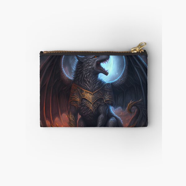 Item preview, Mashup Space Dragon & Epic Winged Wolf with Full Moon designed and sold by PM-Artistic.