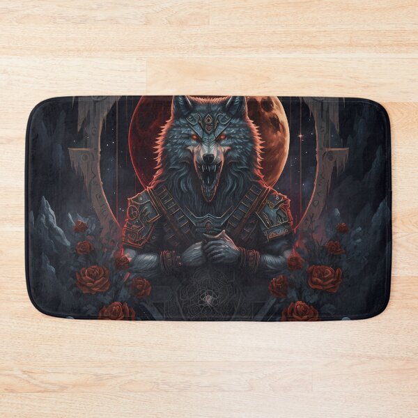 Item preview, Epic wolf with ornaments and roses designed and sold by PM-Artistic.