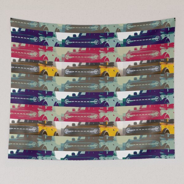 Item preview, Ford Bronco 2021, Vertical stack Original and Pop Art style designed and sold by DomGDesign.