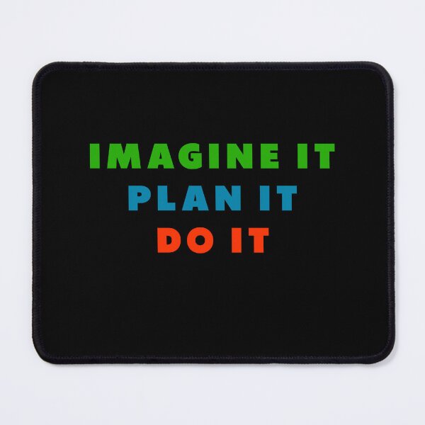 Item preview, Motivational message T-shirt IMAGINE IT, PLAN IT, DO IT designed and sold by limecaptures.