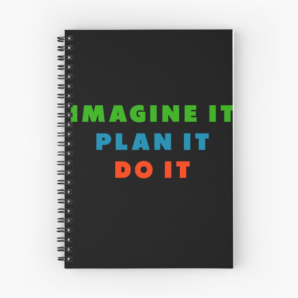 Item preview, Motivational message T-shirt IMAGINE IT, PLAN IT, DO IT designed and sold by limecaptures.