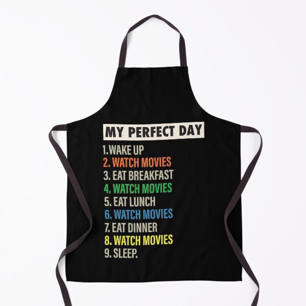 Item preview, My Perfect Day is when I WATCH MOVIES Funny Cool Movies Lovers Gift designed and sold by Mannoucha ⭐⭐⭐⭐⭐ ( 1,978 reviews ).