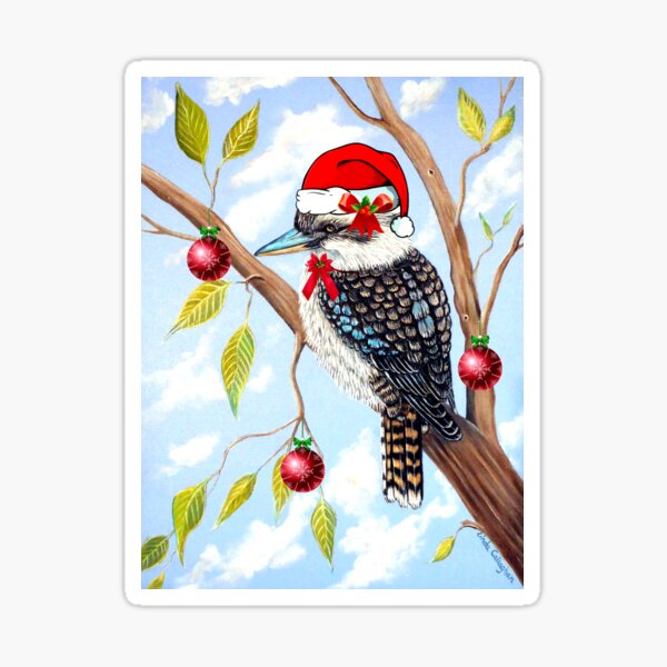 Dressed for the Christmas Ball Sticker