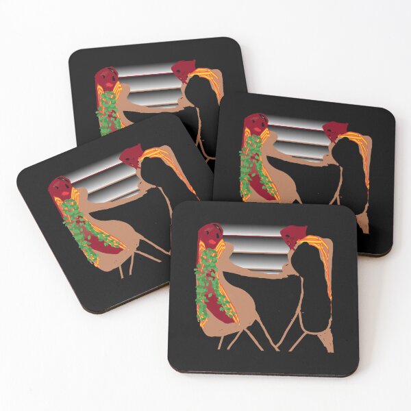 Item preview, Relish the moment, dancing hot dogs or, sausage fiesta designed and sold by Juliet  Thomas.
