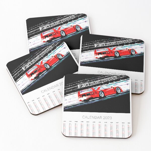 Item preview, Calendar Ferrari F40 designed and sold by Olga Vnukovskaya.