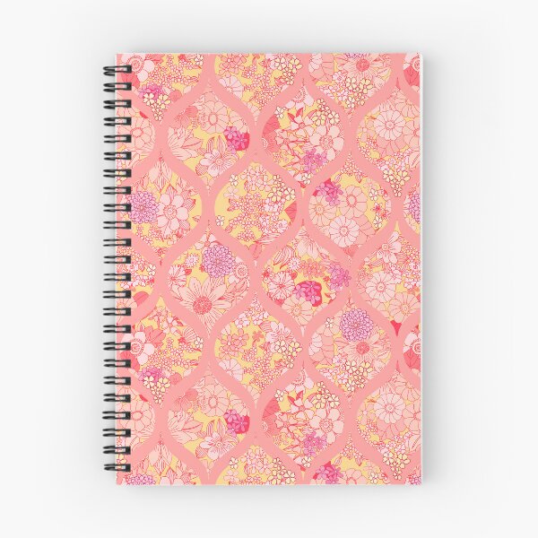 Item preview, oriental floral pattern in pink designed and sold by taika tori.