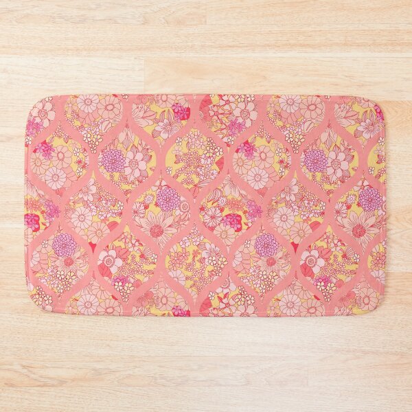 Item preview, oriental floral pattern in pink designed and sold by taika tori.