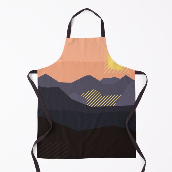Item preview, Landscape Art of a Sunset view mountains designed and sold by bloodberi.