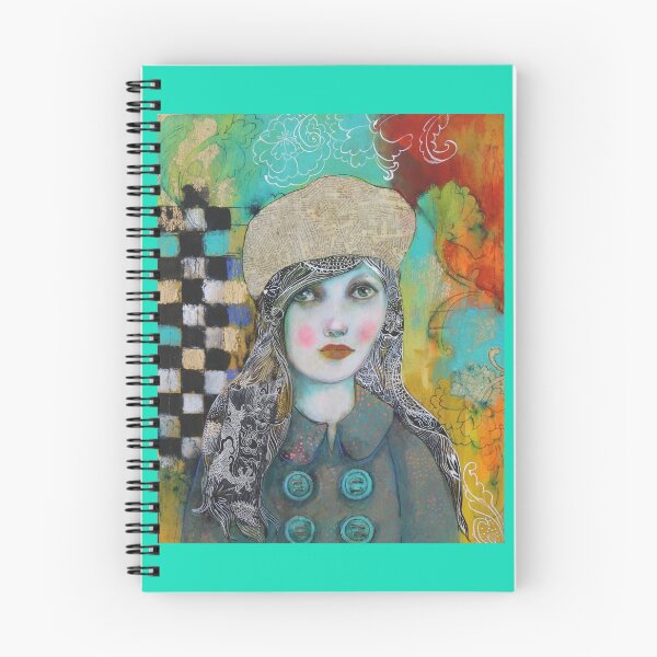 Item preview, Dragons, Tweed And A Newsprint Beret designed and sold by Maria Pace-Wynters.