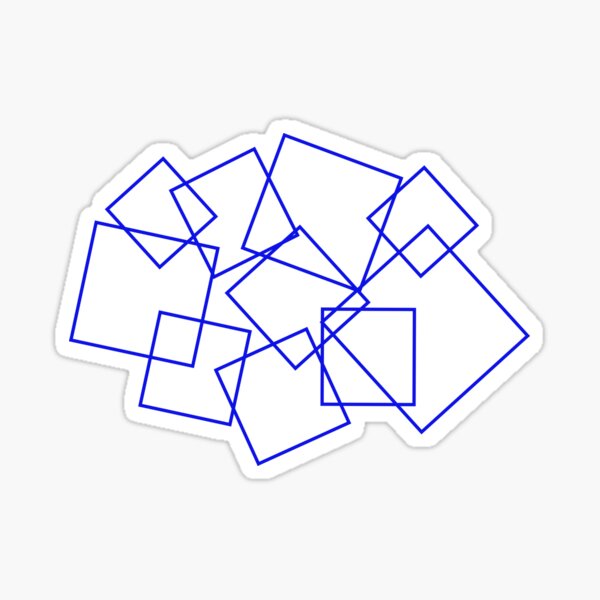 Squares Sticker