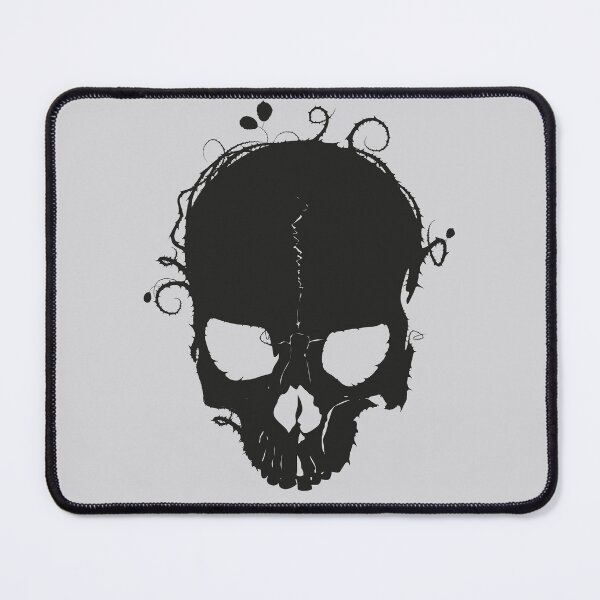 Item preview, Black Bramble Skull - Skull Lover designed and sold by ladstudio.