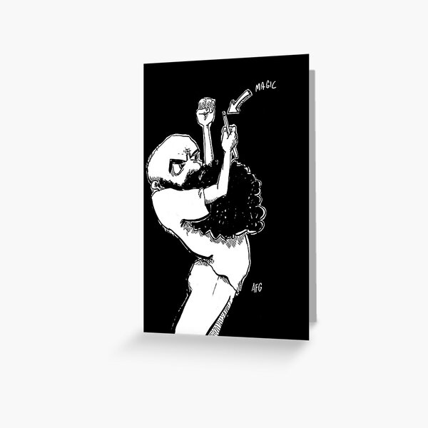 Inktober 2017 Day 01 - Magic Stylus Greeting Card