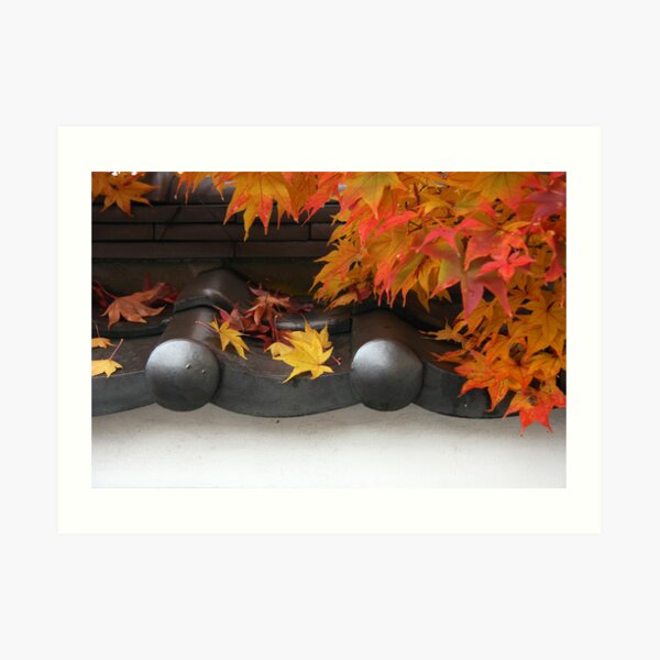 Momiji on Roof Art Print