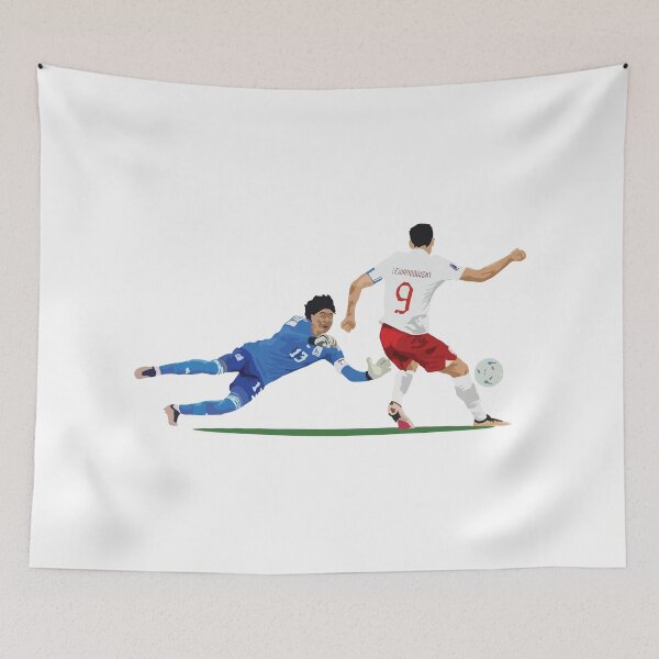 Item preview, Lewandowski Vs Ochoa World Cup 2022 designed and sold by Lara Samuel.