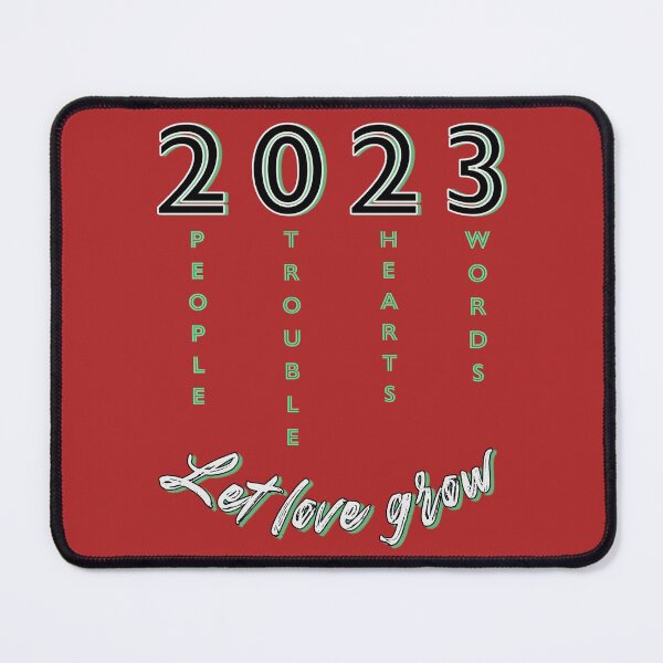 Item preview, Love 2023: Let love grow - Happy New Year designed and sold by kikidu21.