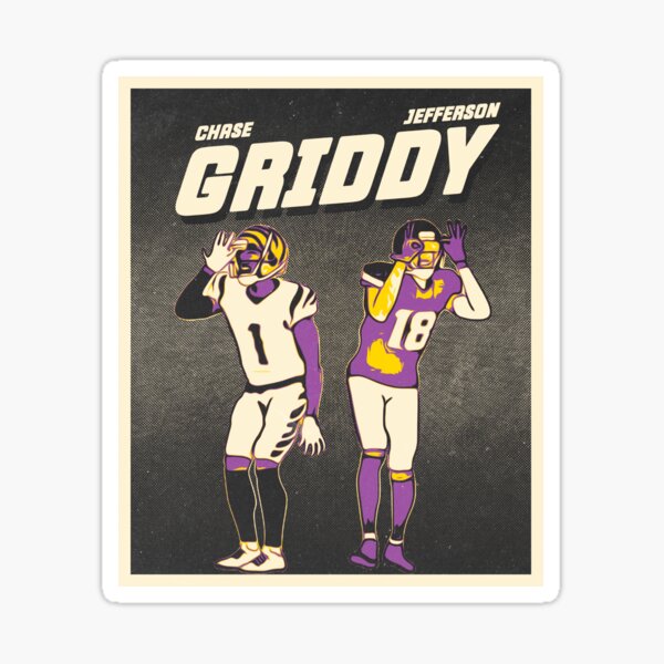 Ja'Marr Chase and Justin Jefferson Griddy Football T-Shirt (as1