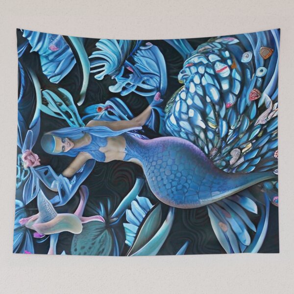 Item preview, Water Magic - Mermaid with thick tail designed and sold by JoanNinjaHen.